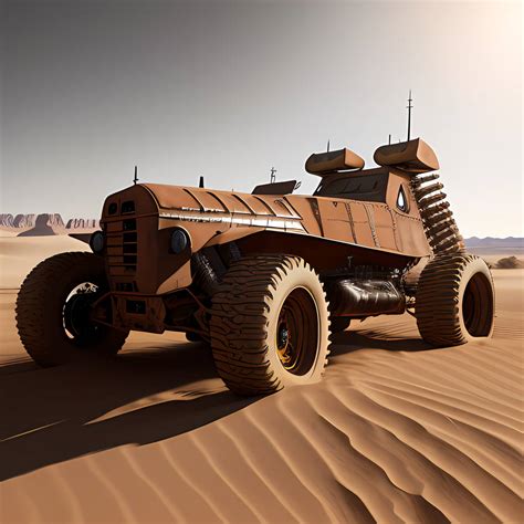 Mad Max Truck in Desert Wasteland by RefinedPermutations on DeviantArt