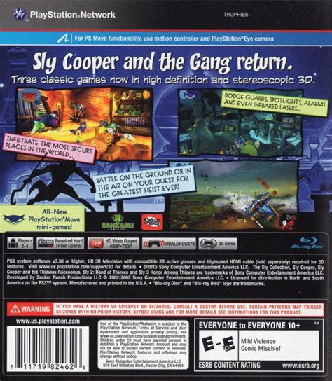 The Sly Collection 2010 PlayStation 3 Box Cover Art MobyGames