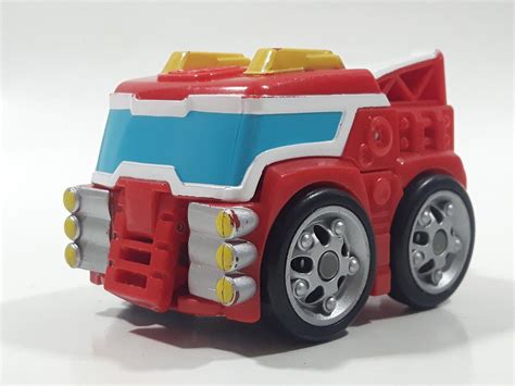 Transformers Red Fire Truck Red Plastic Toy Car Vehicle – Treasure ...