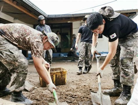 노컷포토 육군 50사단 태풍 콩레이 피해 복구 도와 노컷뉴스