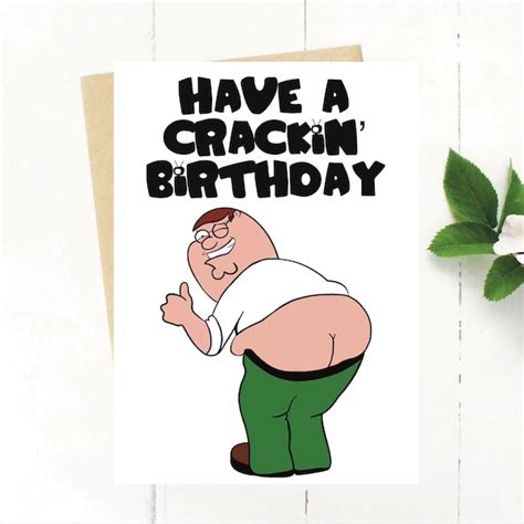 Family Guy Birthday Card - Etsy UK