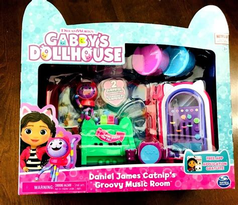 Gabby S Dollhouse Daniel James Catnip S Groovy Music Room Playset