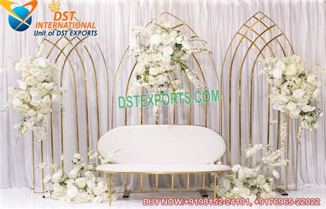 Exclusive Wedding Reception Stage Metal Frames DST International