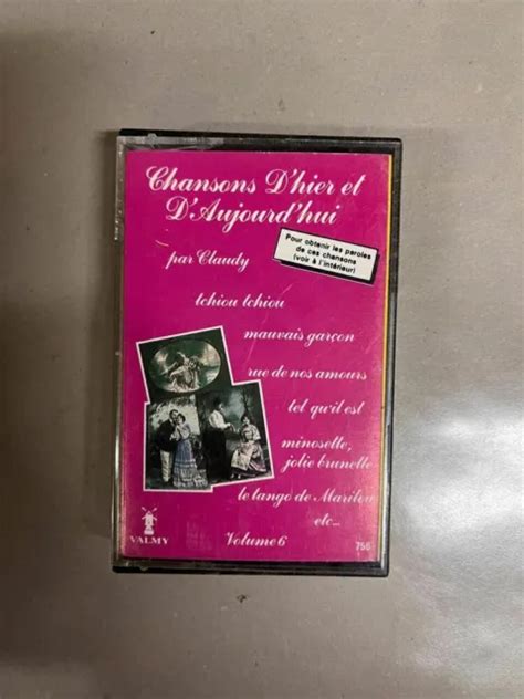 Chansons D Hier Et D Aujourd Hui Cassette Audio K Eur Picclick Fr