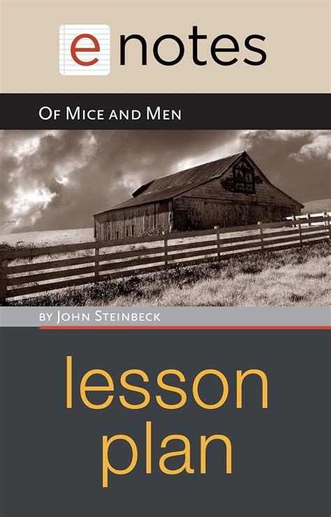 Of Mice And Men Lesson Plan Ebook Enotes Books