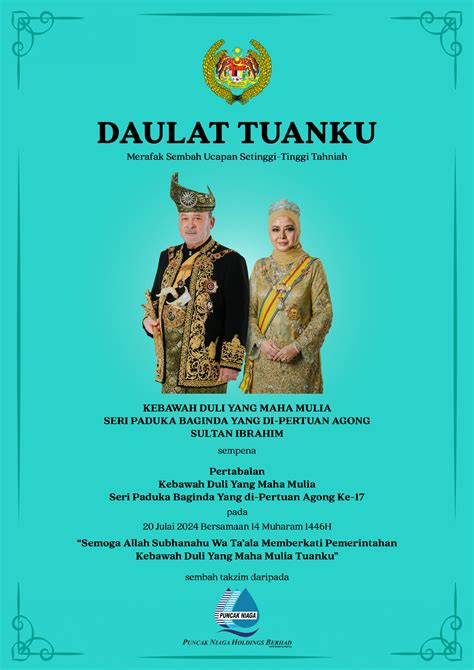 ISTIADAT PERTABALAN KEBAWAH DYMM SERI PADUKA BAGINDA YANG DI-PERTUAN