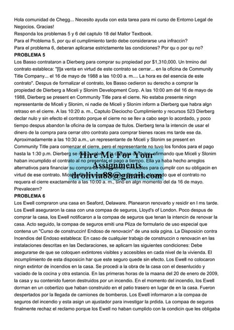 Hola Comunidad De Chegg Necesito Ayuda Con Esta Tarea Par Pdf