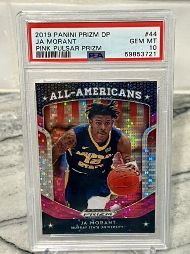 Panini Prizm Draft Picks Ja Morant Rookie Pink Pulsar Psa