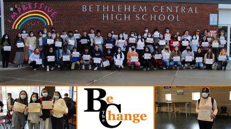 Bchs Be The Change Awardees For Septoct 2021 Bethlehem Central