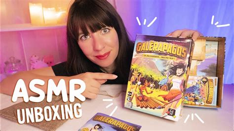 ASMR FR UNBOXING jeu de société GALERAPAGOS YouTube