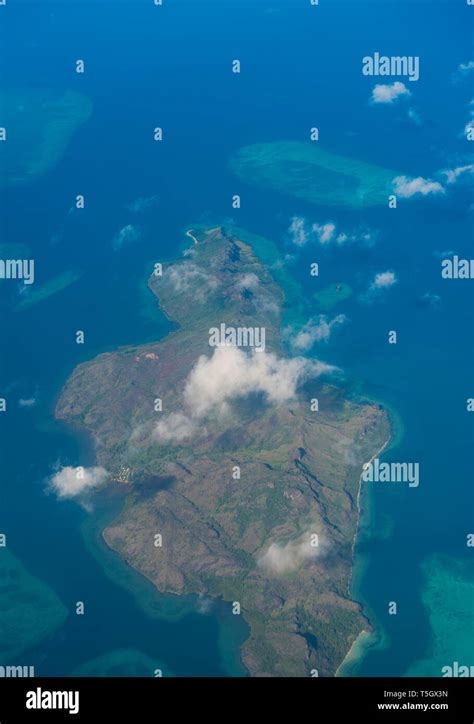 Fiji Islands South Pacific Aerial View Stock Photo Alamy