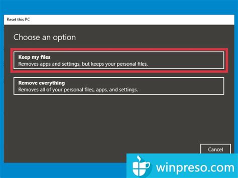 Cara Reset Windows 10 Tanpa Install Ulang Dan Menghilangkan Data