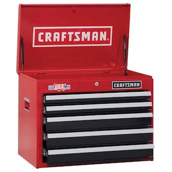 CRAFTSMAN 2000 Series 26-in W x 19.75-in H 5-Drawer Steel Tool Chest ...