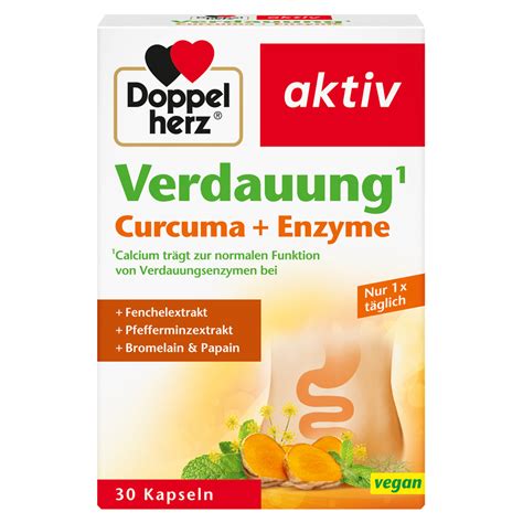 Doppelherz Verdauung Curcuma Enzyme Kapseln St Ck Medpex