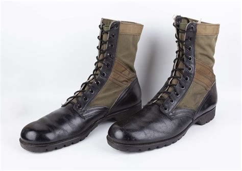 Vietnam War - U.S. Army Tropical Jungle Boots 14XN Vibram - M1 Militaria