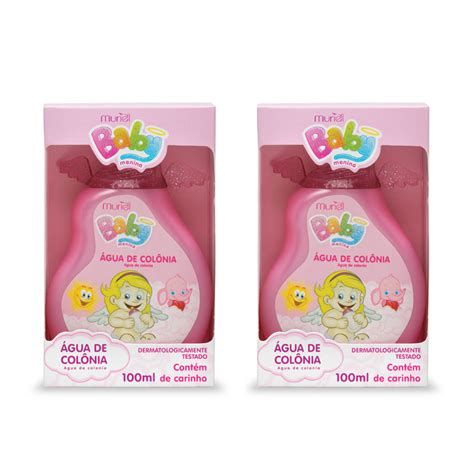 Kit Agua Colônia Perfume Bebê Menina Baby Muriel 100ml Shopee Brasil