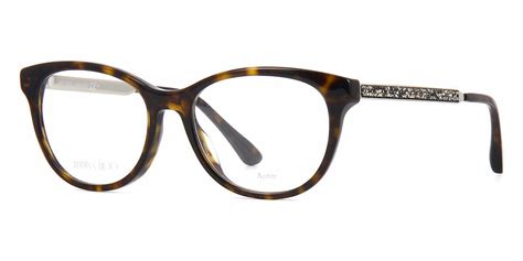 Jimmy Choo Jch Jc202 Eyeglasses 0086 Dark Havana 100 Authentic For Sale Online Ebay