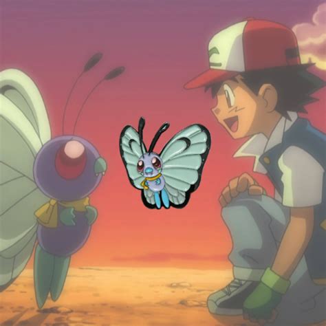 Goodbye Butterfree Pin on Storenvy