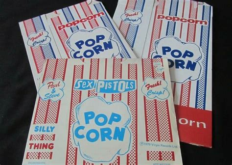 Popsike The Sex Pistols Silly Thing Popcorn Boxes Virgin Vs