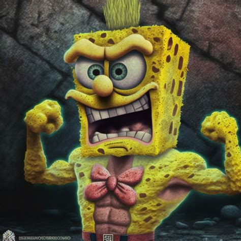 SpongeBob Buff Pants by Feast4daBeast on DeviantArt