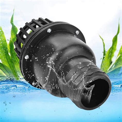 Water Pump Foot Valve Black Pvc Low Pressure Flat Check Valve Fluid