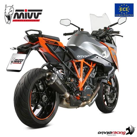 Mivv Exhaust Slip On Delta Race Approved Accaio Nero Ktm