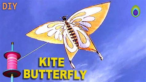 How To Make A Butterfly Kite Step By Step Easily At Home Diy Kite