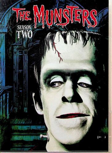 The Munsters Complete Season 2 6 Dvd Rare 60s Tv Region 1 Usa Fred