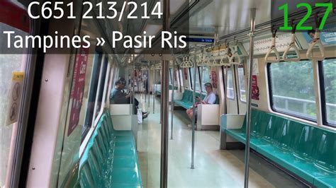 SMRT Siemens C651 213 214 Tampines Pasir Ris EWL YouTube