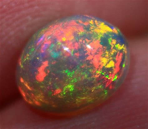 Free Shipping Cts 1 60 Natural Ethiopian Opals Cabochon Height 9 Mm