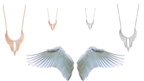 Silver Angel Wings Necklace For Women Youtube