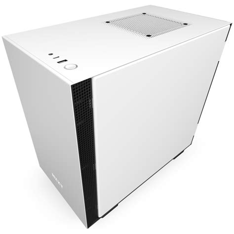 Carcasa Nxzt H Mini Itx Tower Fara Sursa Itx White Emag Ro