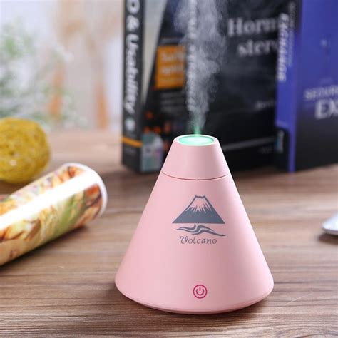 Dzt Volcano Humidifier Usb Air Diffuser Purifier Atomizer Led Night