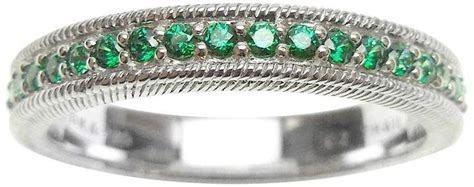 Judith Ripka Sterling Diamonique Eternity Bandring Qvc Diamond