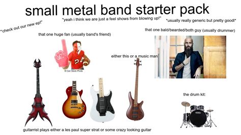 Small Metal Band Starter Pack Rstarterpacks