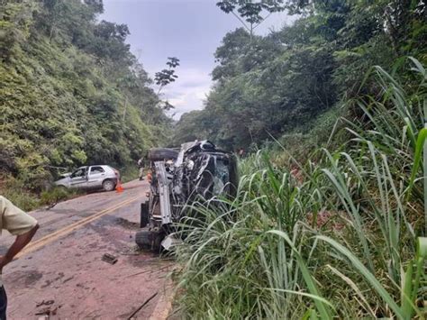 Carangola Notícias MGC 482 GRAVE ACIDENTE NA SERRA DA BATATA DEIXA