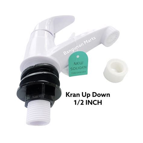 Jual Keran Air Wastafel Up Down Pvc Kran Air Cuci Tangan Plastik