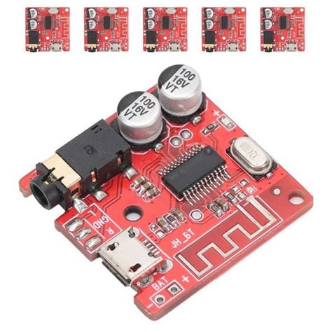 Qiilu Module récepteur 5 0 fil décodeur stéréo Cdiscount TV Son Photo