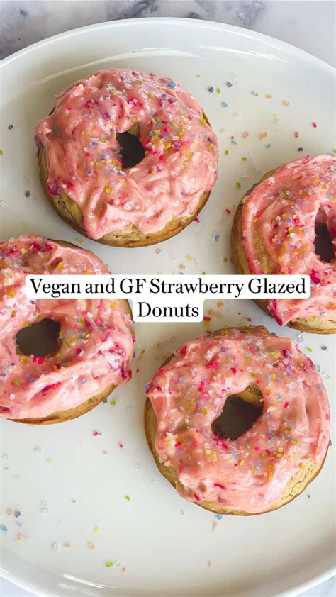 Vegan And Gf Strawberry Glazed Donuts Artofit