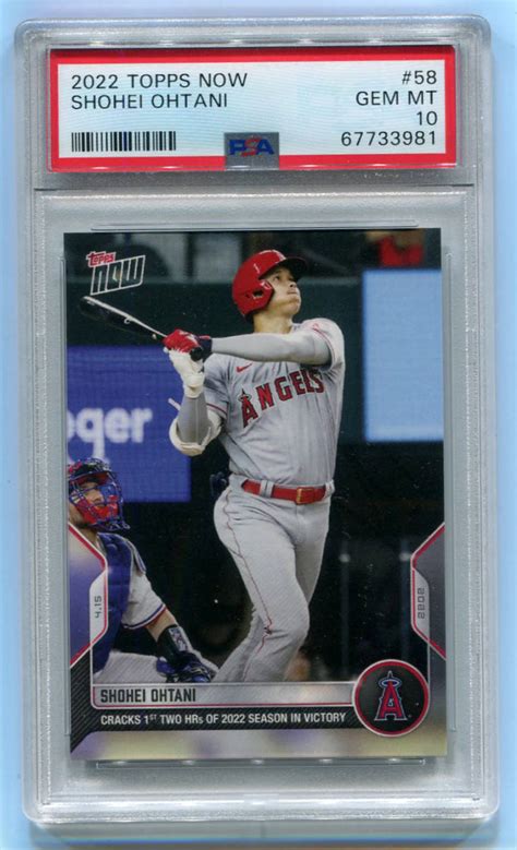 Yahoo オークション 2022 Topps Now MLB 58 Shohei Ohtani 大谷翔平