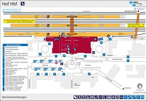 Hof Hbf Tickets Karte Live Abflüge Guides G2Rail