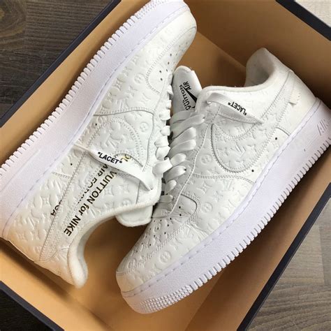 LOUIS VUITTON x Nike Air Force 1 Low High 细节详览 NOWRE现客