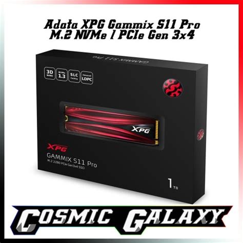 Jual Adata XPG Gammix S11 Pro 1TB SSD M.2 NVME PCIe Gen3x4 2280 ...
