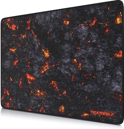 CSL Computer TITANWOLF Tapis De Souris De Jeu XXL Speed Titanwolf Lava