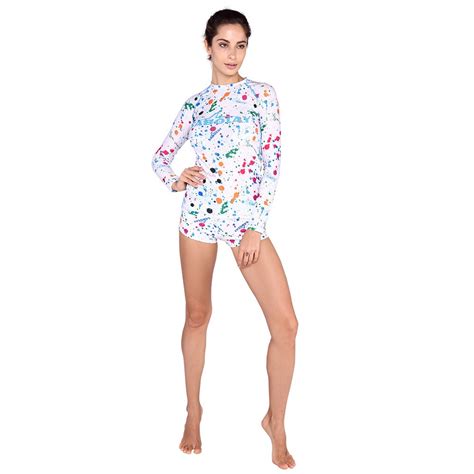 Sabolay Women Arrival Sunscreen Long Sleeve Surf Diving Tops Rashguards