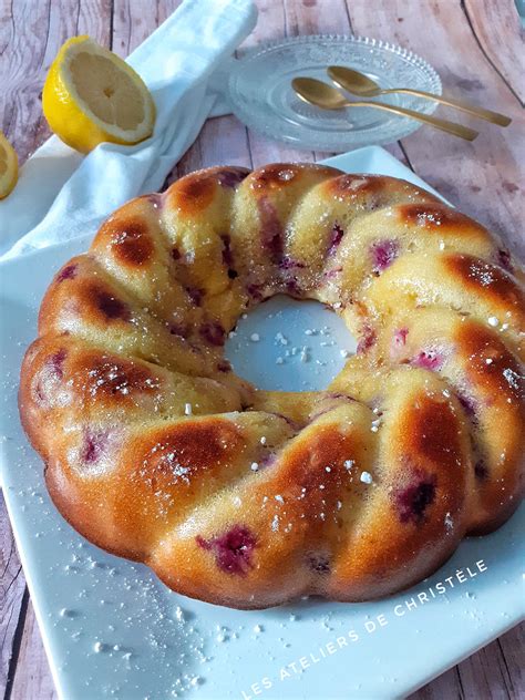 Couronne Au Lait Concentr Au Citron Et Framboises Dans Vos Assiettes