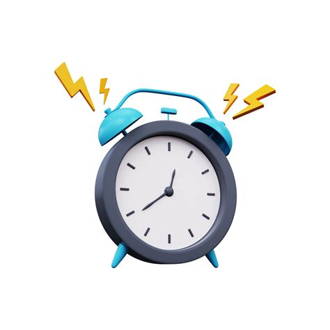 Alarm Clock Icon D Render Png