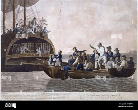 Mutiny HMS Bounty Stock Photo - Alamy