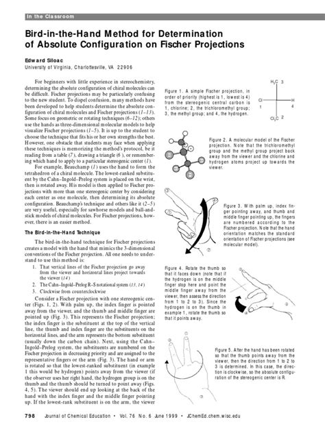 Fischer Projection | PDF | Stereochemistry | Chemistry