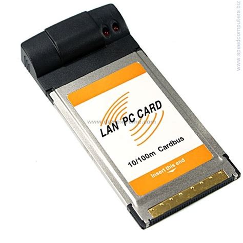 PCMCIA to Lan RG45,10/100M Fast Ethernet Мрежова Карта (sp1584) на цена ...